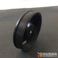 Crankshaft wheel pulley