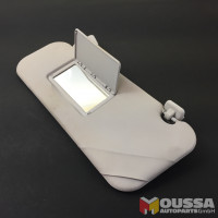 Sun visor with mirror