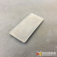 Center console rubber mat insert