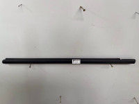 Door edge trim bar with rail