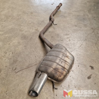 Exhaust pipe silencer