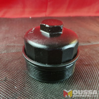 Oil filter cover filter housing