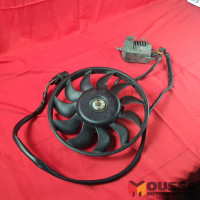 Radiator fan air con fan