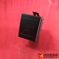 Airbag switch cover control button