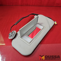 Sun visor with mirror
