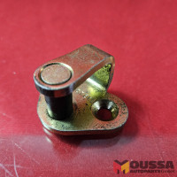Door lock striker catch hatch