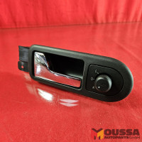 Door opener handle mirror adjuster
