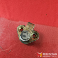 Door lock striker catch hatch