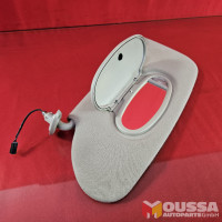 Sun visor with mirror