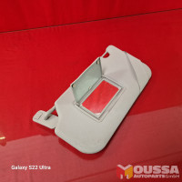 Sun visor with mirror