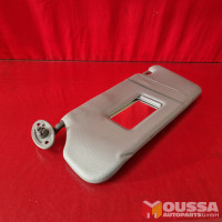 Sun visor with mirror