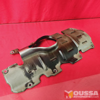 Oil pan catch plate