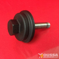 Oil fill connector mounting