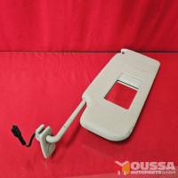 Sun visor with mirror