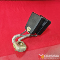Double seat belt buckle
