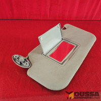 Sun visor with mirror