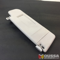 Sun visor with mirror and cover