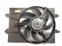 Radiator cooling fan and motor