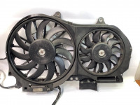 Radiator fan with control unit