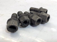 Set of 5 wheel rim screws bolts