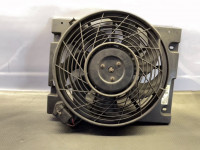 Radiator cooling fan and motor