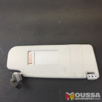Sun visor with mirror