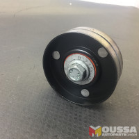 Clamping roller tensioner pulley